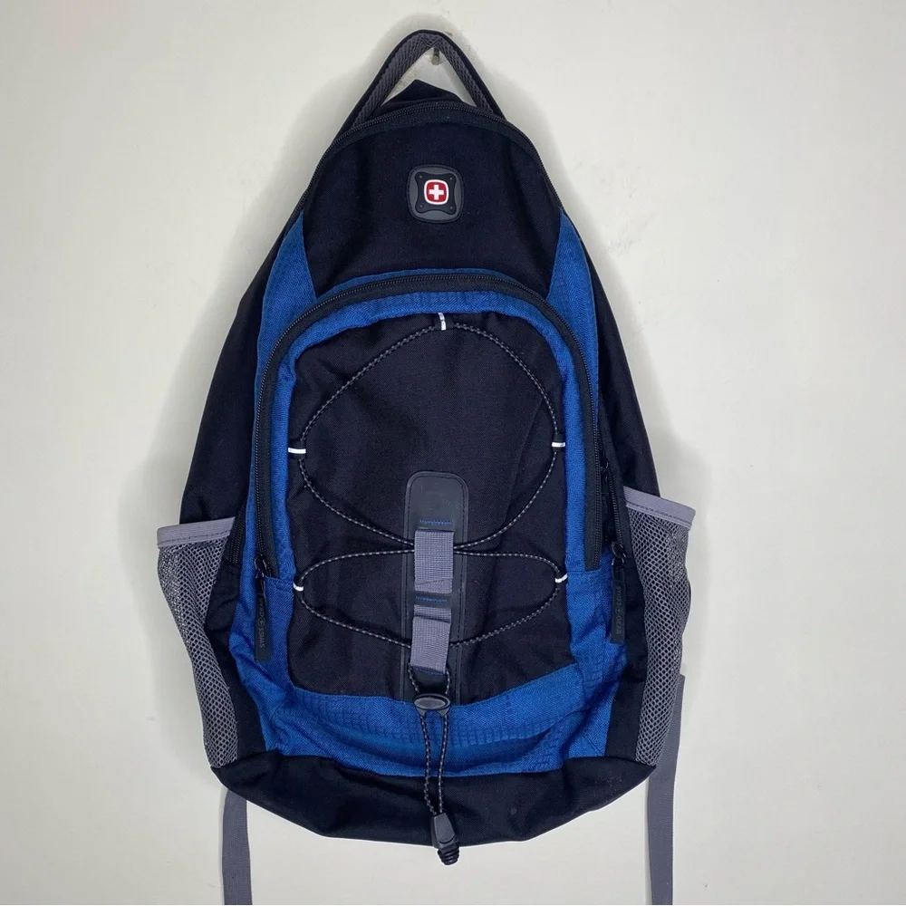 SwissGear Mars Black and Blue Laptop Compartment Backpack